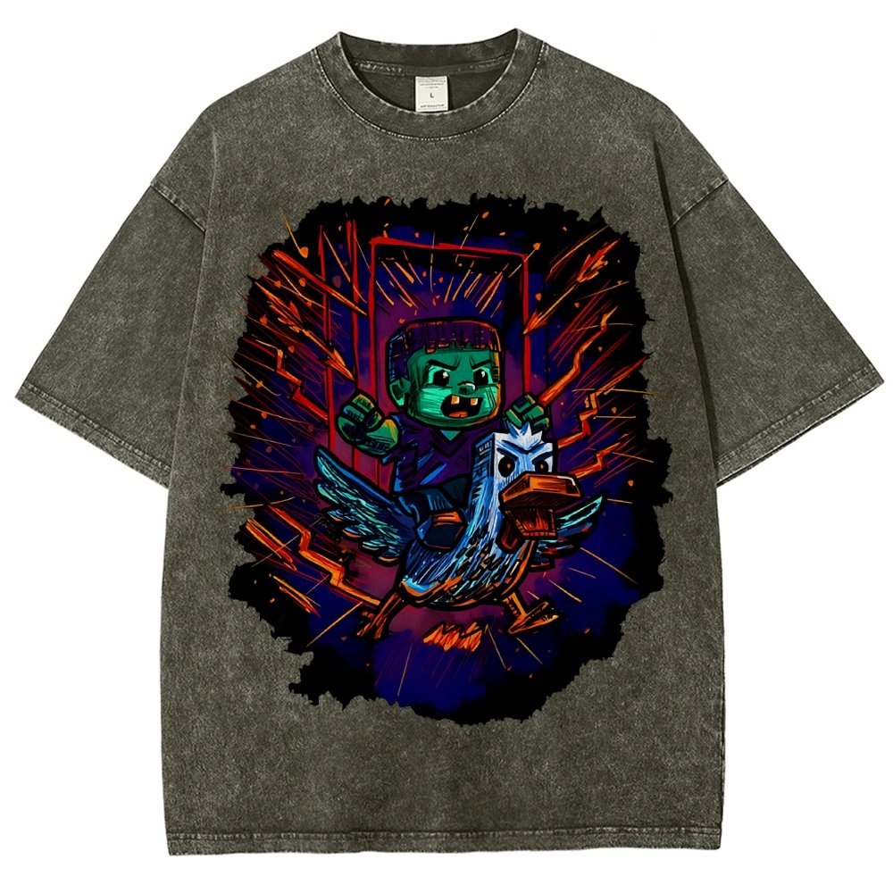 What the Cluck Vintage Distressed T-shirt