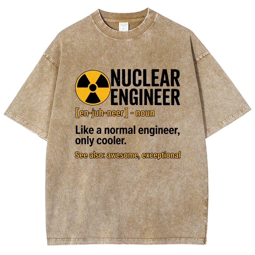 Nuclear Engineering Radioactive Chernobyl Vintage Distressed T-shirt