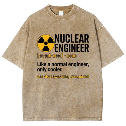Nuclear Engineering Radioactive Chernobyl Vintage Distressed T-shirt
