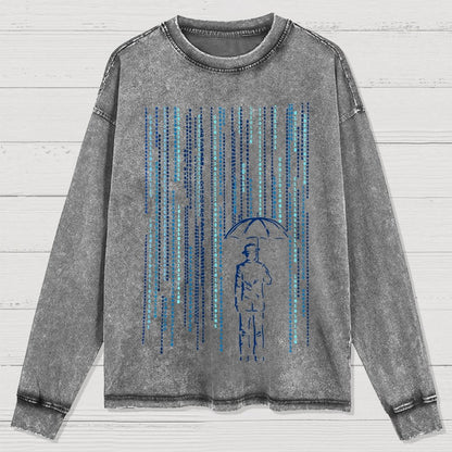 Digital Detox Washed Long Sleeve Tee
