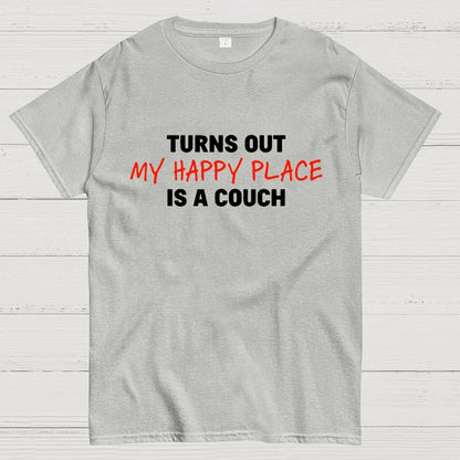 My Happy Place Is A Couch Geek T-Shirt