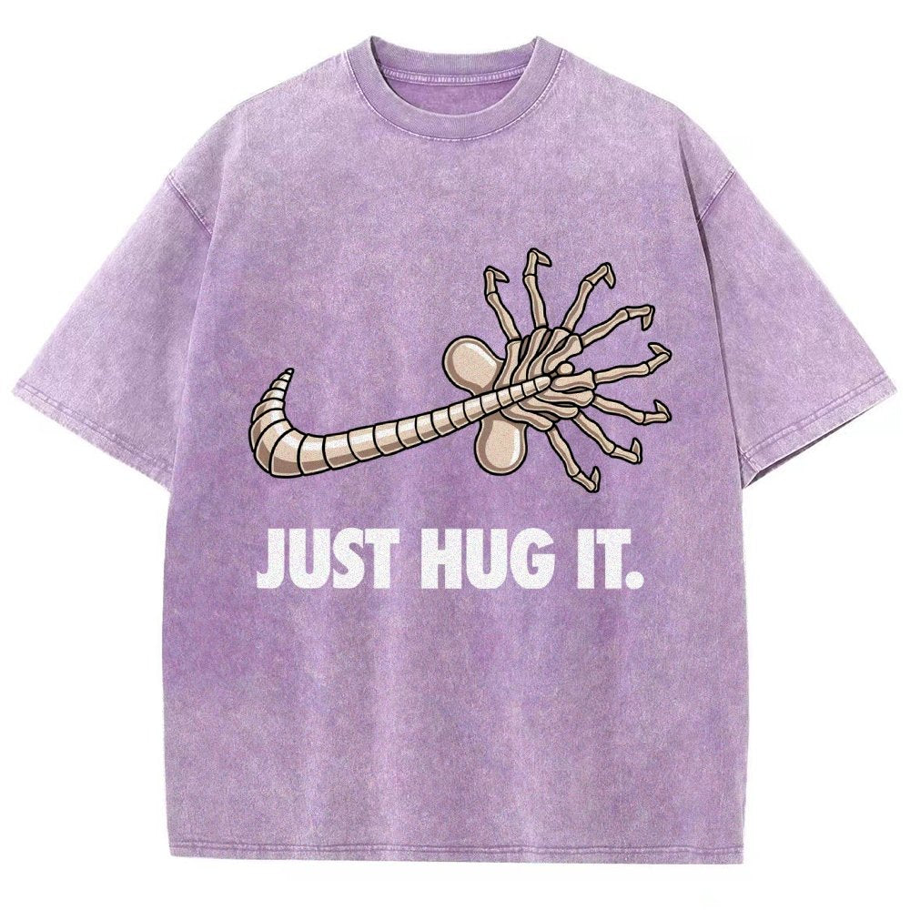 Just hug it Vintage Distressed T-shirt