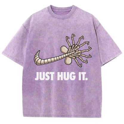 Just hug it Vintage Distressed T-shirt