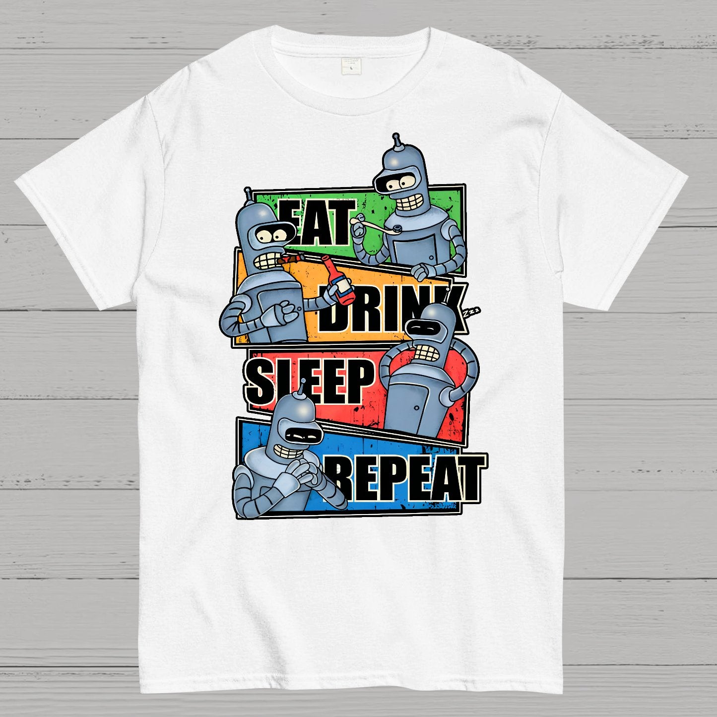 Eat Drink Sleep Repeat Geek T-Shirt