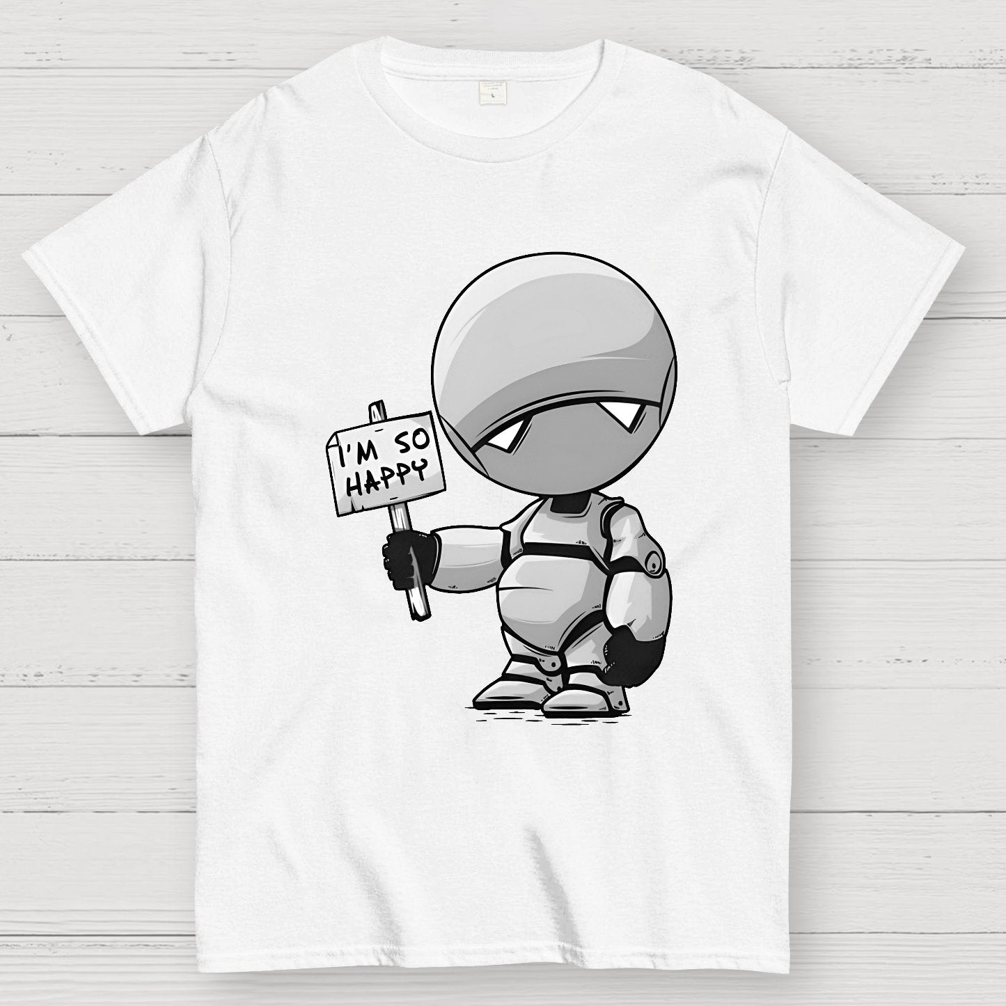 I'm So Happy Geek T-Shirt
