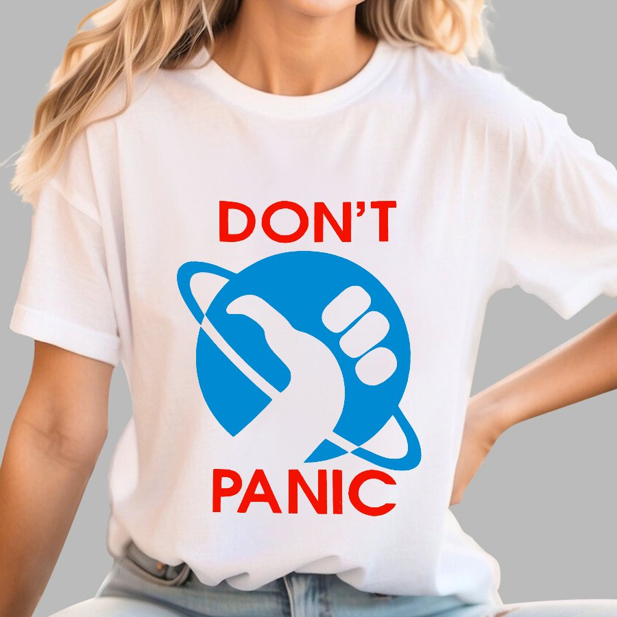 Don't Panic Geek T-Shirt