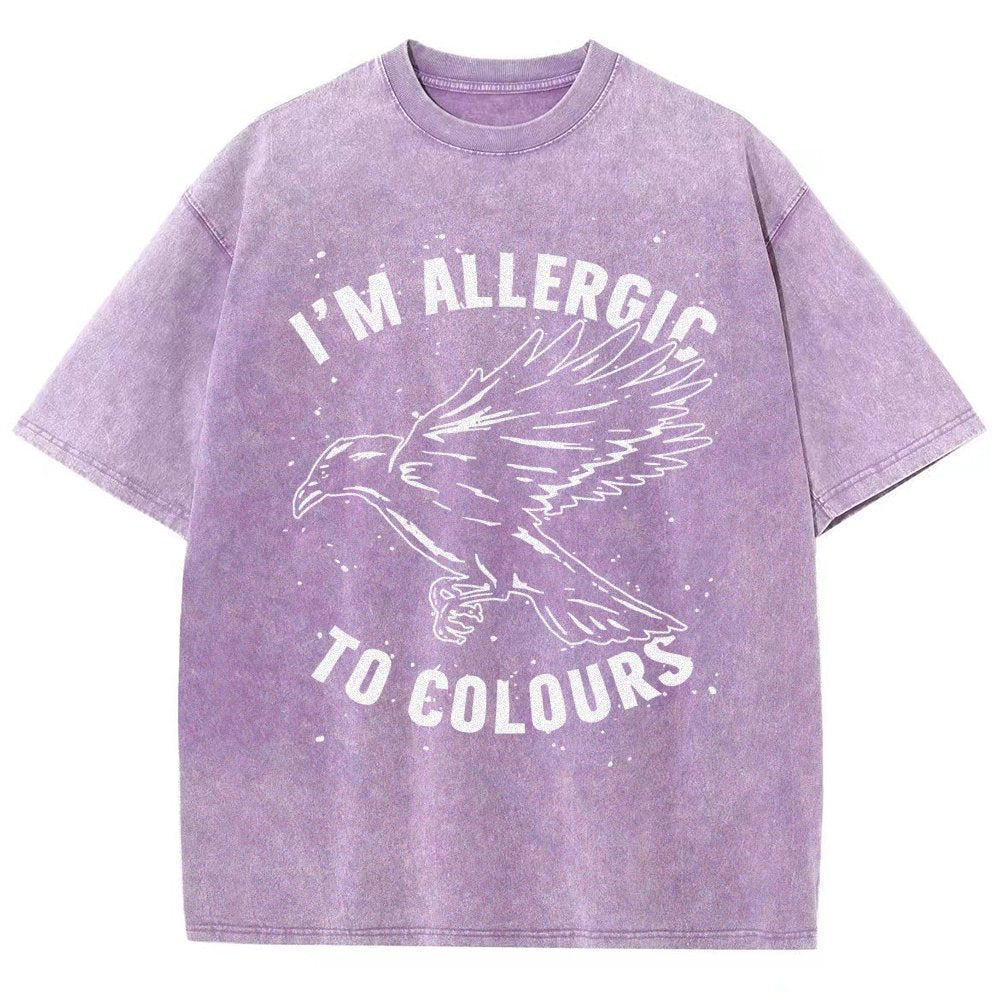 Im Allergic To Colours Vintage Distressed T-shirt