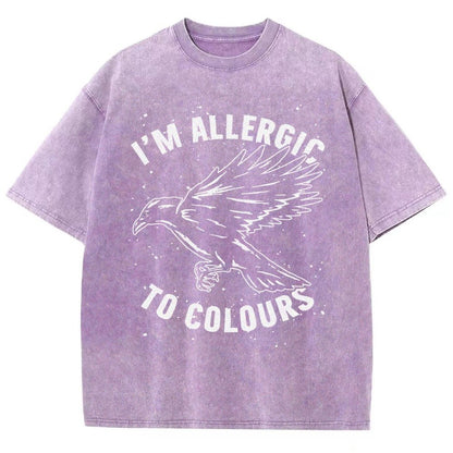 Im Allergic To Colours Vintage Distressed T-shirt