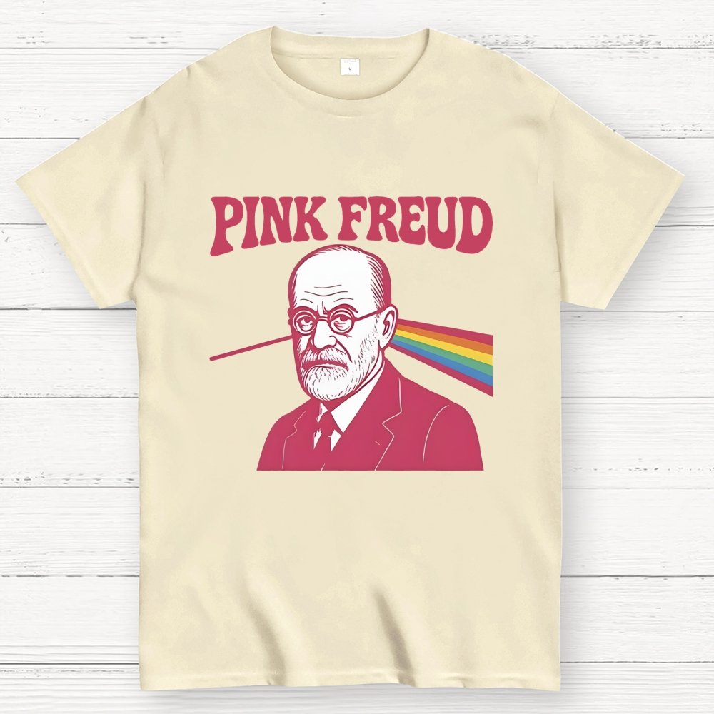 Pink Freud Geek T-Shirt