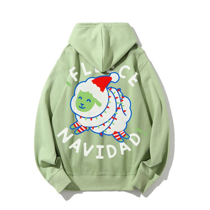iFleece Navidad! Printed Back Cotton Hoodie
