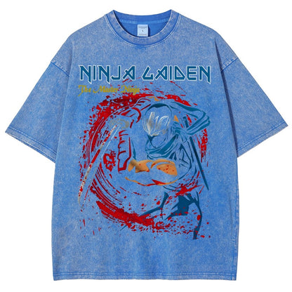Super Ninja Vintage Distressed T-shirt