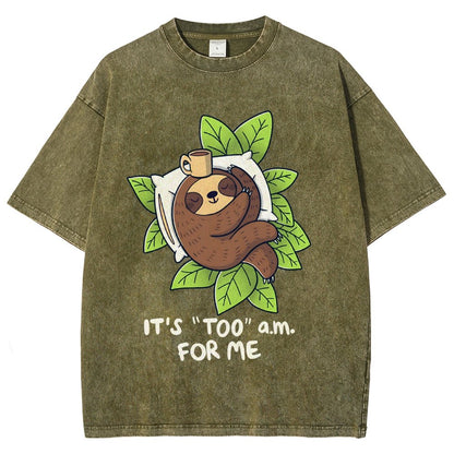 It's Too A.M. For Me Vintage Distressed T-shirt