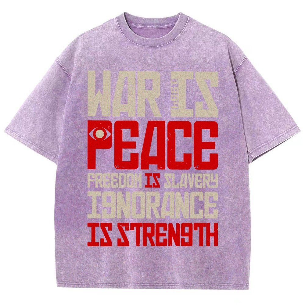 War is Peace  Vintage Distressed T-shirt