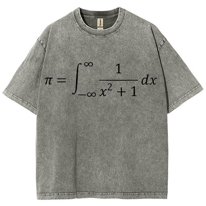 The Constant Number Pi Nerd Vintage Distressed T-shirt