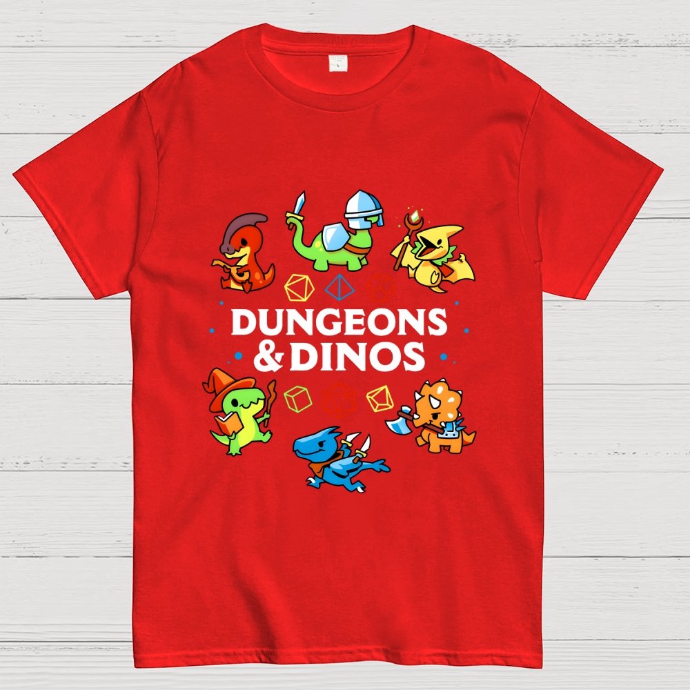 Dungeons & Dinos Geek T-Shirt