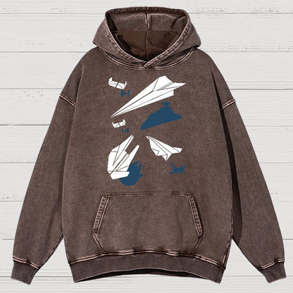 Paper Wars Vintage Distressed Hoodie