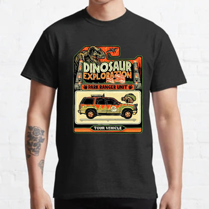 Dinosaur Exploration Vehicle Geeky T-Shirt