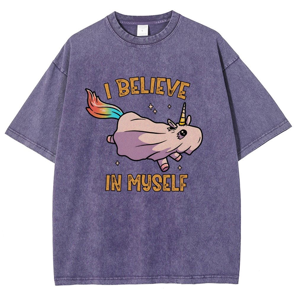 I Believe In Myself Vintage Distressed T-shirt