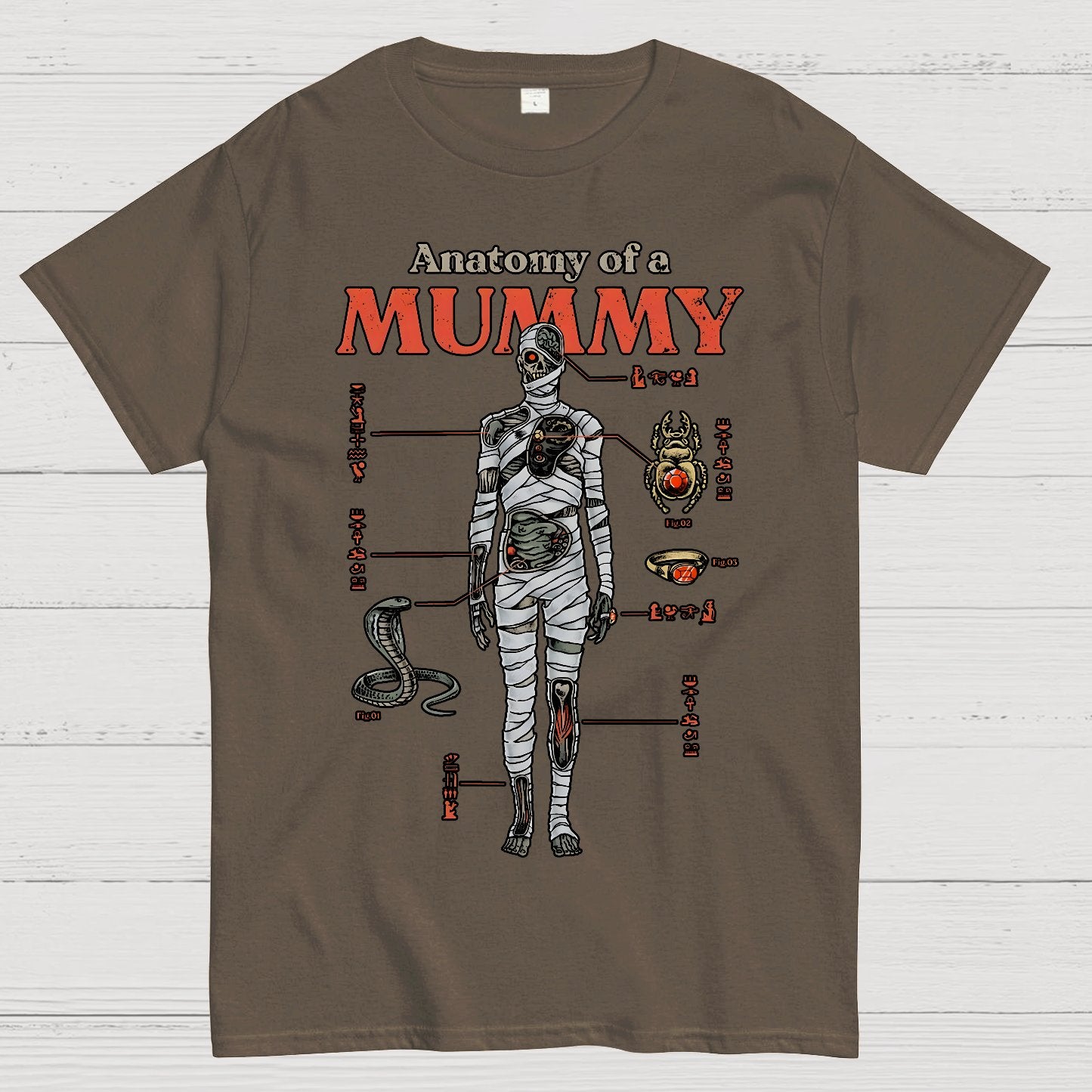 Mummy Anatomy Geek T-Shirt
