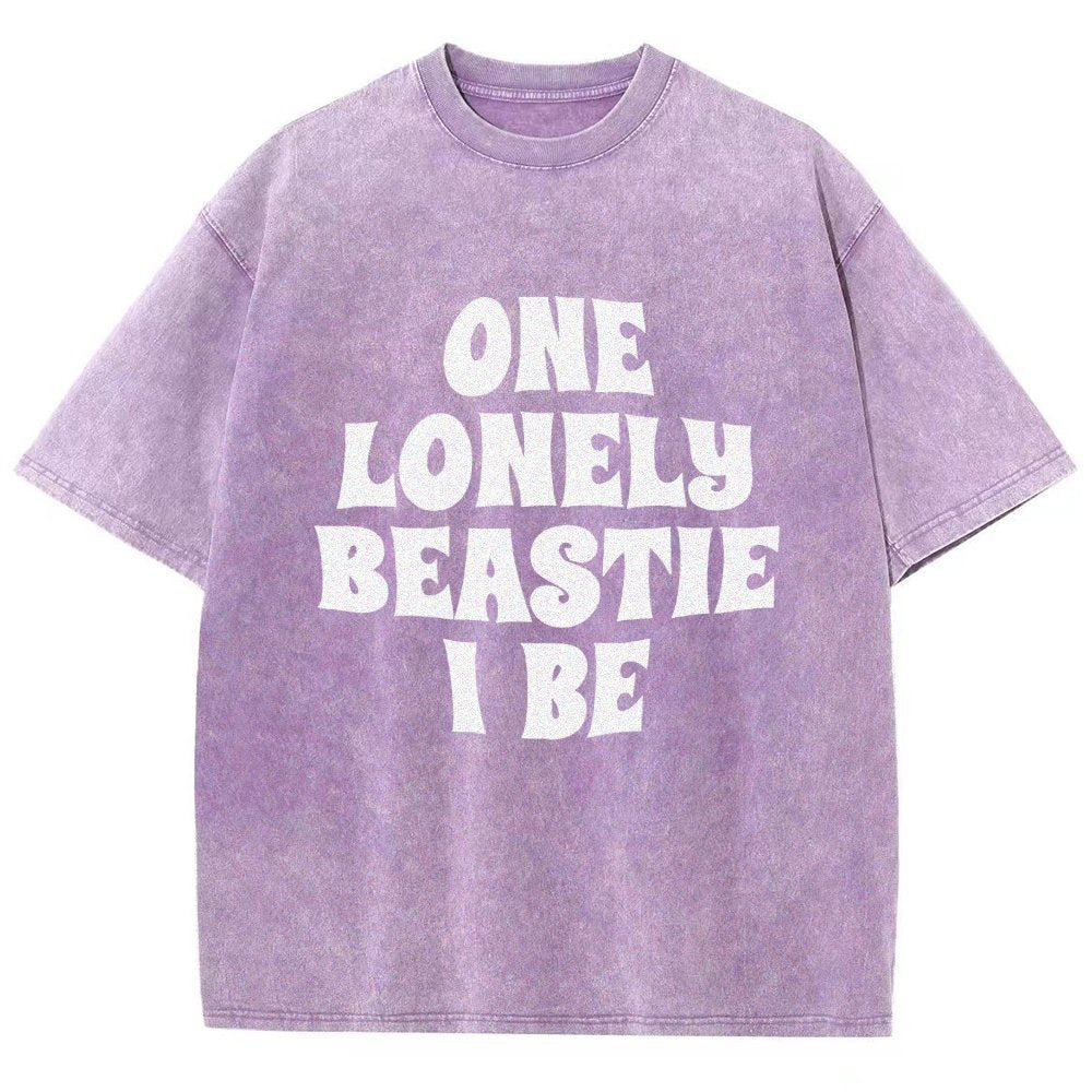 One Lonely Beastie I Be Vintage Distressed T-shirt