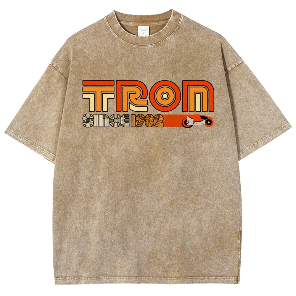 Retro Neon 1982 Vintage Distressed T-shirt
