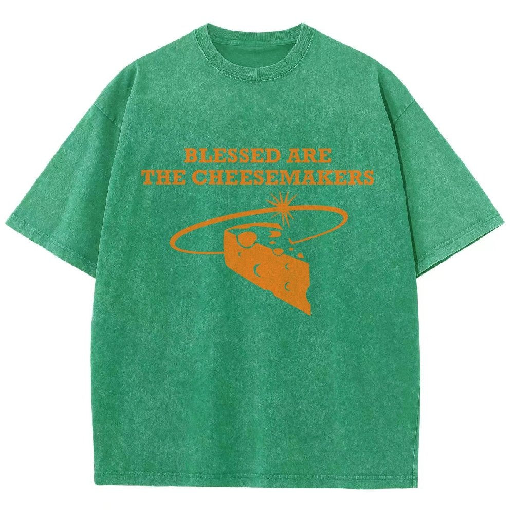 Blessed Are The Cheesemakers Vintage Distressed T-shirt