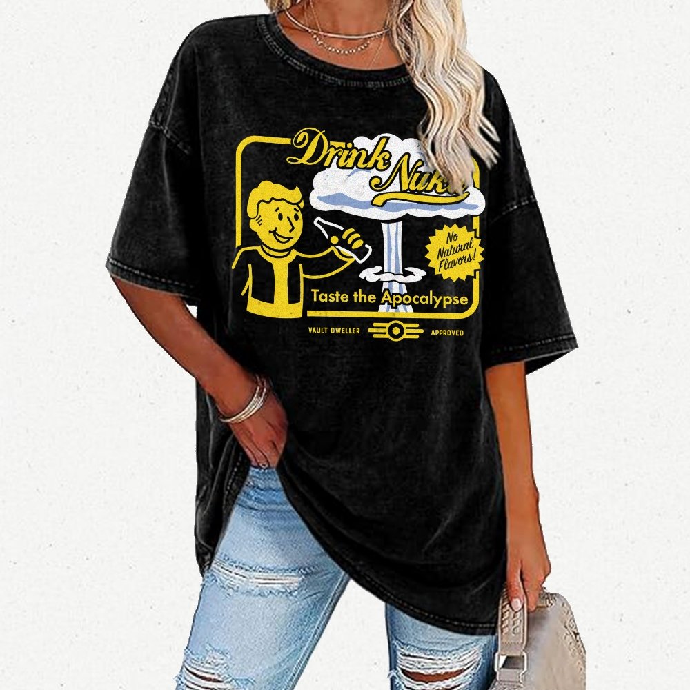 Taste the Apocalypse Vintage Distressed T-shirt
