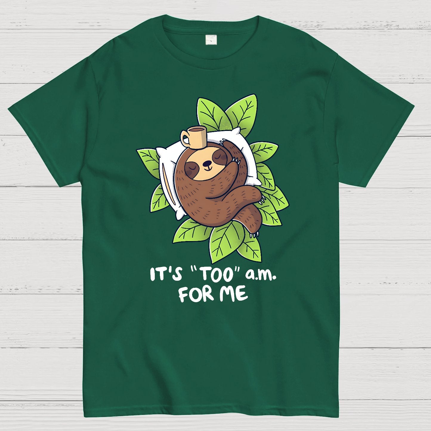 It's "Too" A.M. For Me Geek T-Shirt