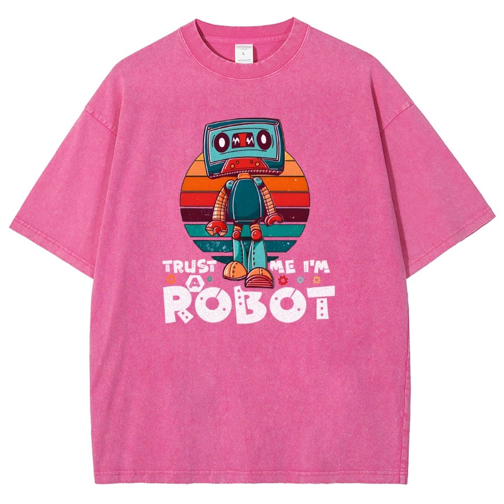 Trust Me I'm A Robot Vintage Distressed T-shirt