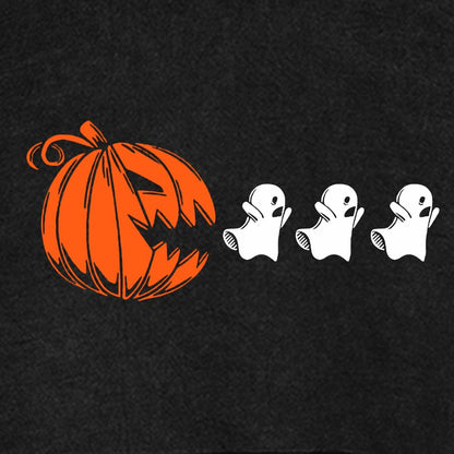 Funny Halloween Ghost  Vintage Distressed Hoodie