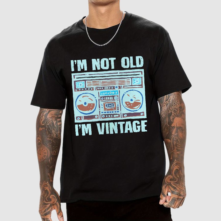 I Am Vintage Geek T-Shirt