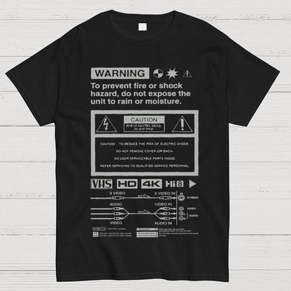 VCR Danger Geek T-Shirt