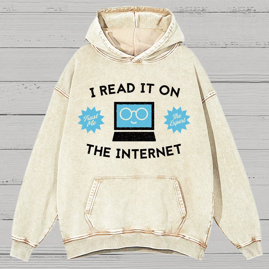 I'm An Internet Expert Vintage Distressed Hoodie