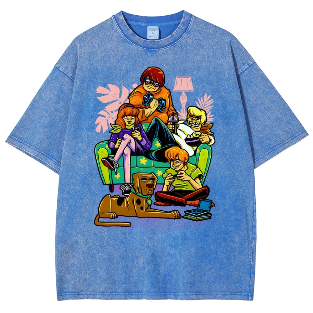 Stay Home Squad Vintage Distressed T-shirt