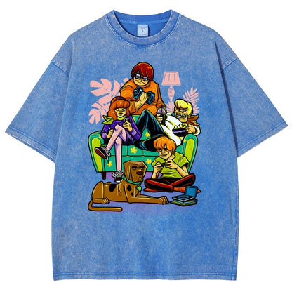 Stay Home Squad Vintage Distressed T-shirt