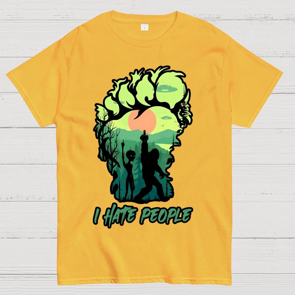 I Hate People Unisex Geek T-Shirt