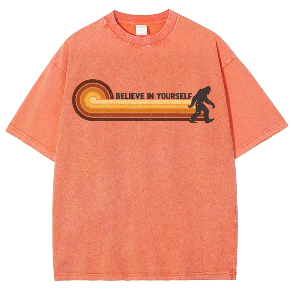 Vintage Creature BELIEVE IN YOURSELF Vintage Distressed T-shirt