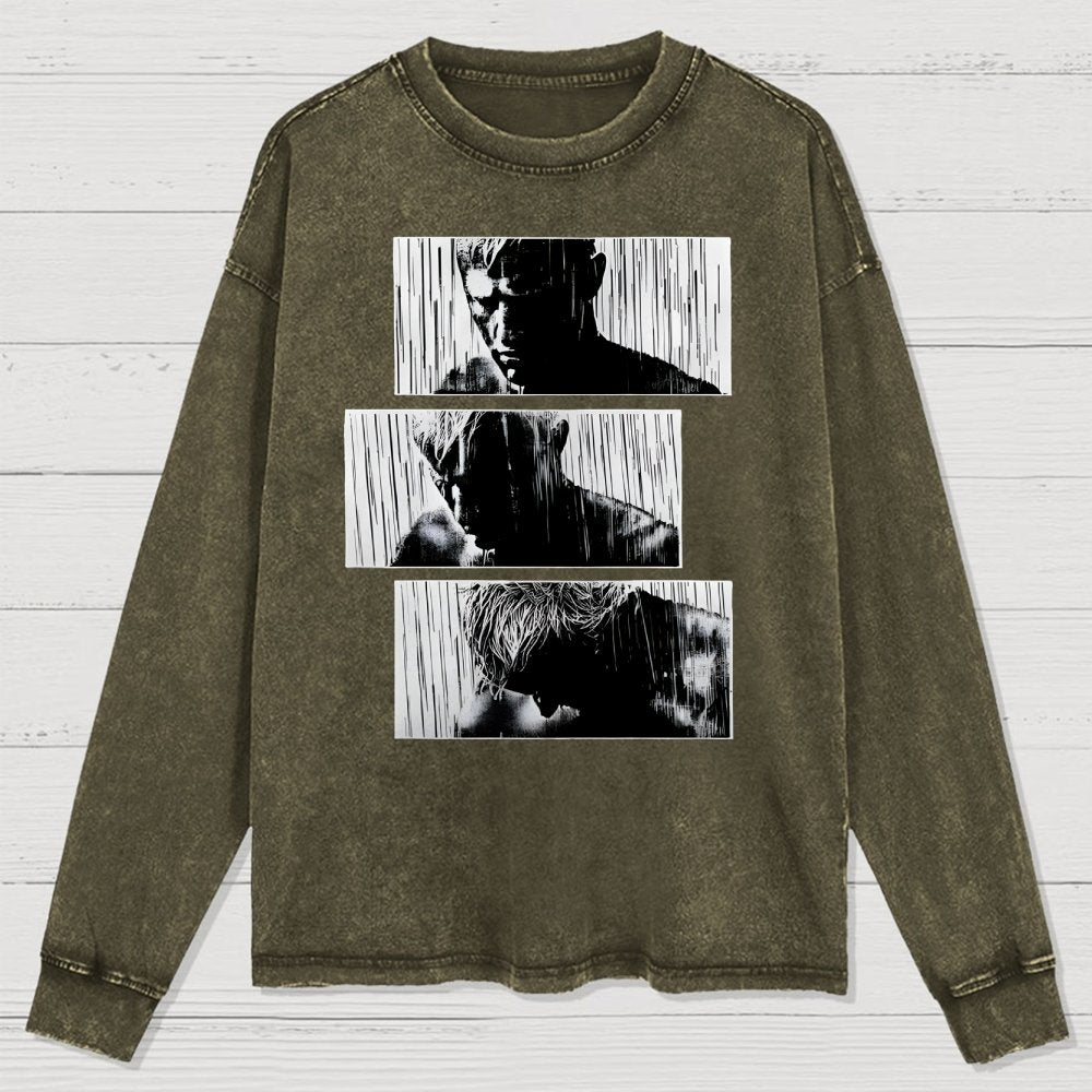 Tears In Rain Washed Long Sleeve Tee