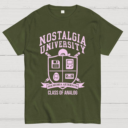 Nostalgia University Unisex Geek T-Shirt