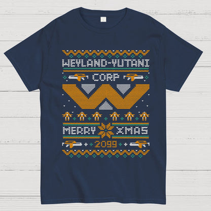 Happy Alien Xmas Geek T-Shirt