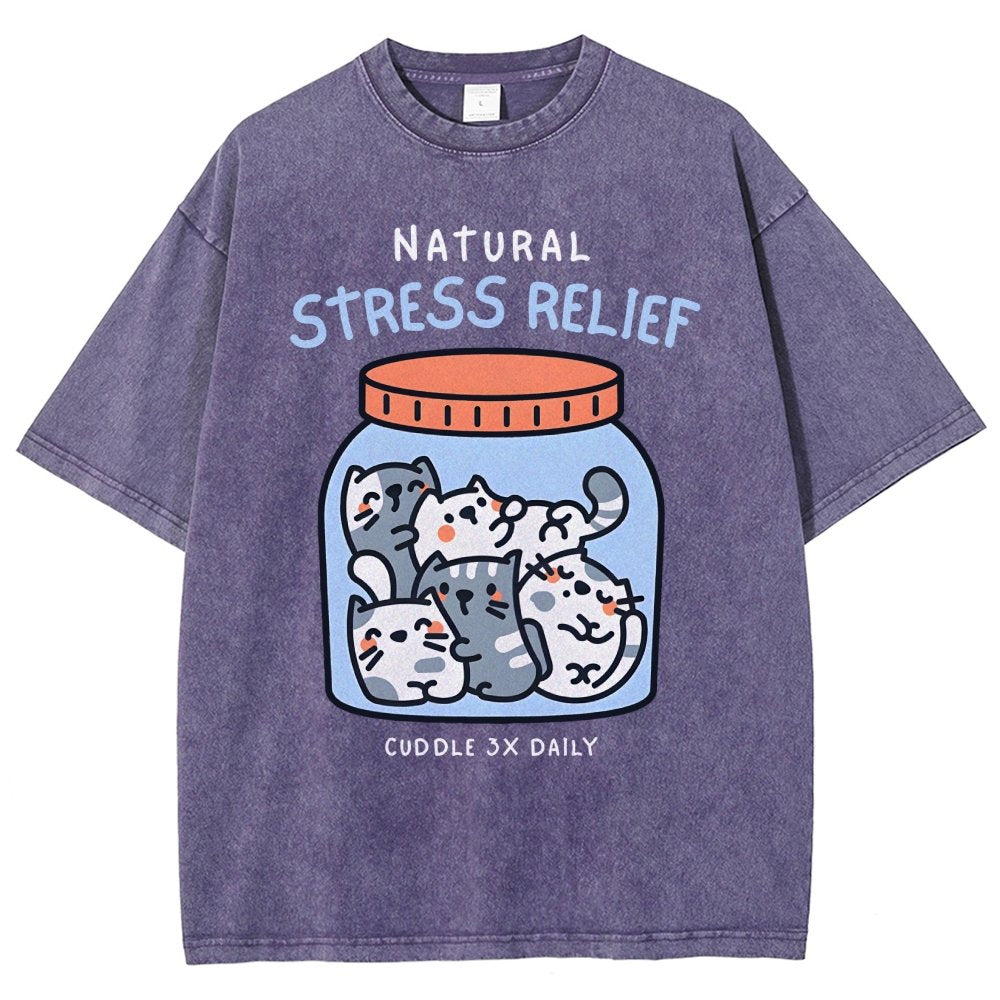 Natural Stress Relief Vintage Distressed T-shirt