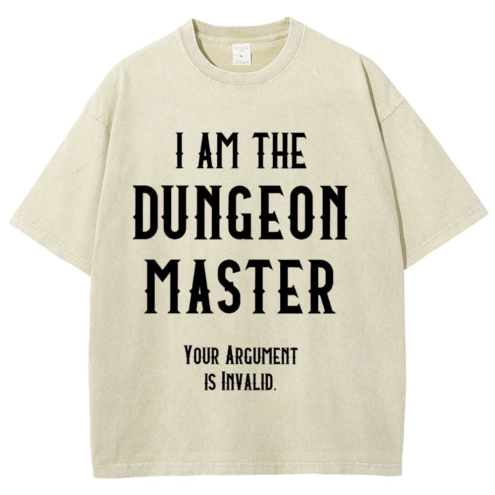 I am The Dungeon Master Nerd Vintage Distressed T-shirt