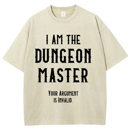 I am The Dungeon Master Nerd Vintage Distressed T-shirt