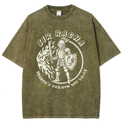 Sir Racha Dragon’s Breath Hot Sauce Vintage Distressed T-shirt