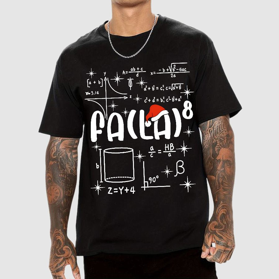Christmas Math Fa La La Geek T-Shirt