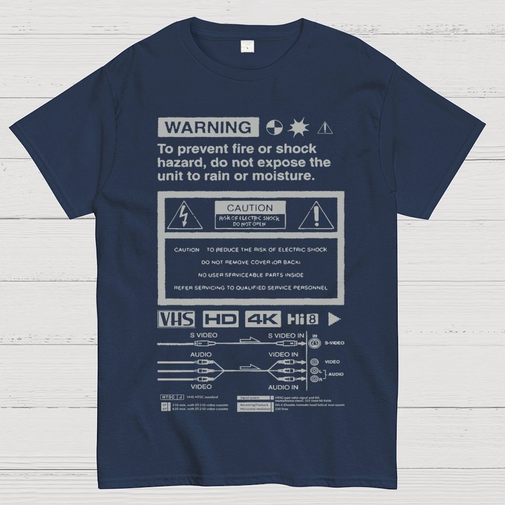 VCR Danger Geek T-Shirt