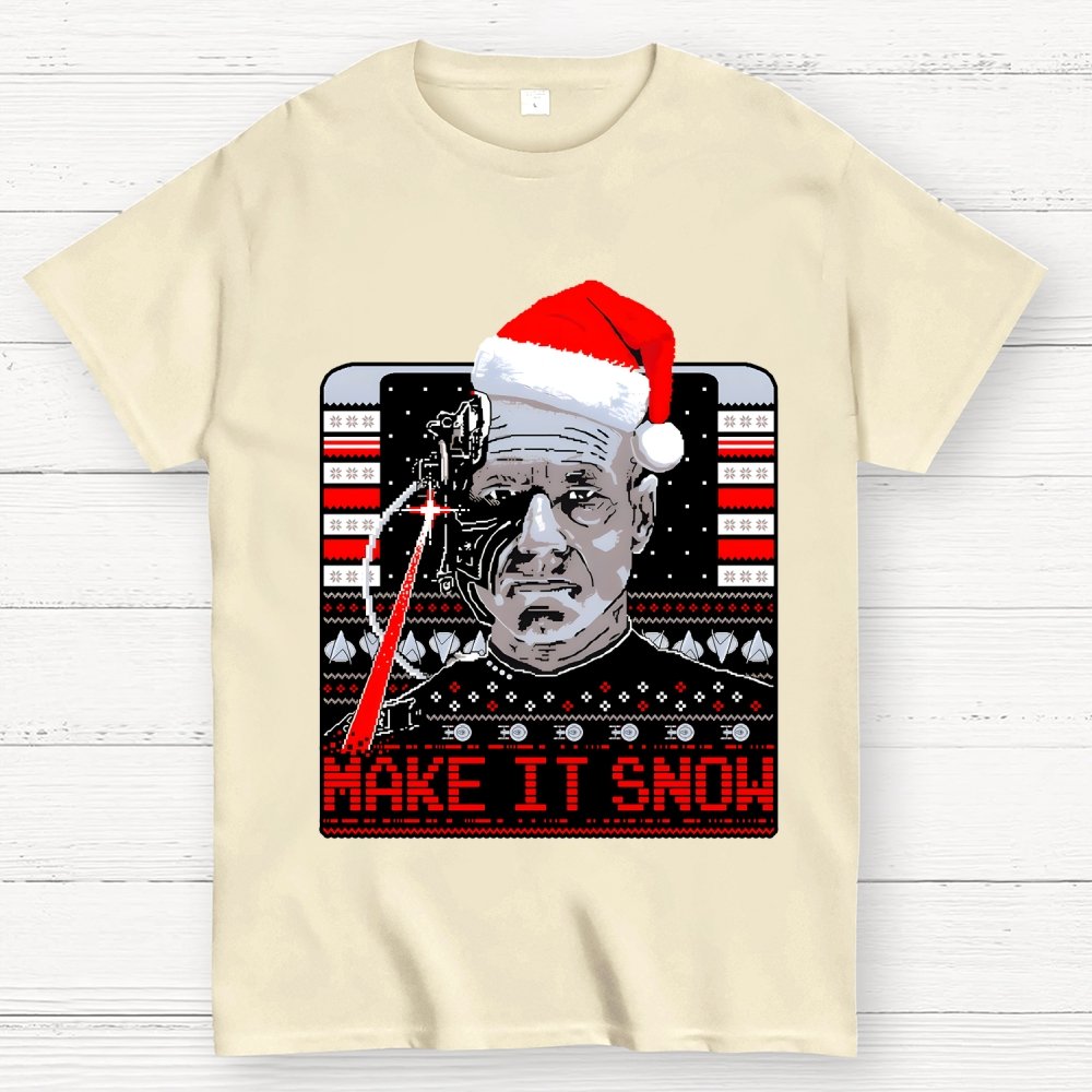 Make it snow Geek T-Shirt