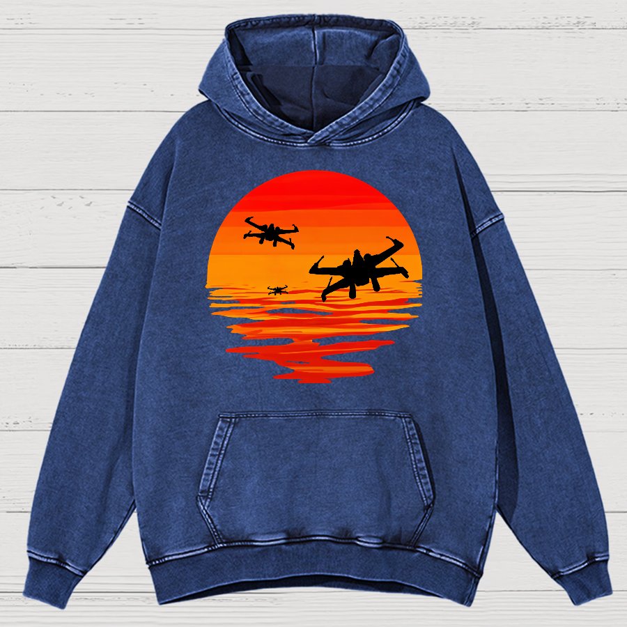 Geek Vintage Distressed Hoodie