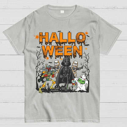 Star Battles Skull Ghost Halloween Unisex Geek T-Shirt