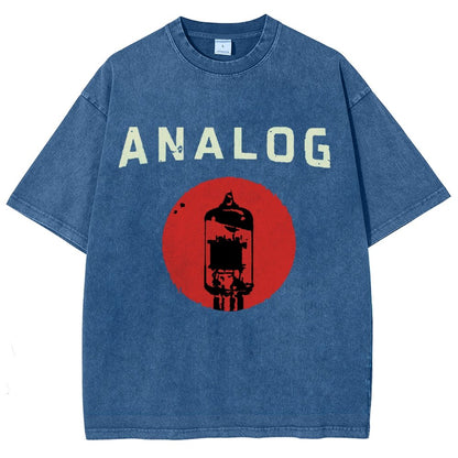 Vacuum Tube Analog Distressed Vintage Distressed T-shirt